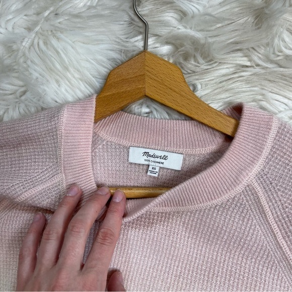 Madewell Dip-Dye‎ Cashmere Shrunken Sweatshirt - Picture 8 of 8